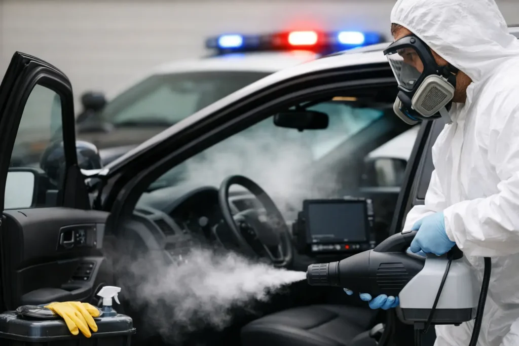 When a Patrol Car Decontamination Service Is Needed