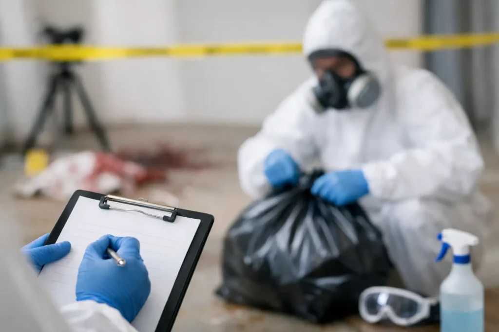 Emergency Cleanup Checklist for Unsafe Scenes