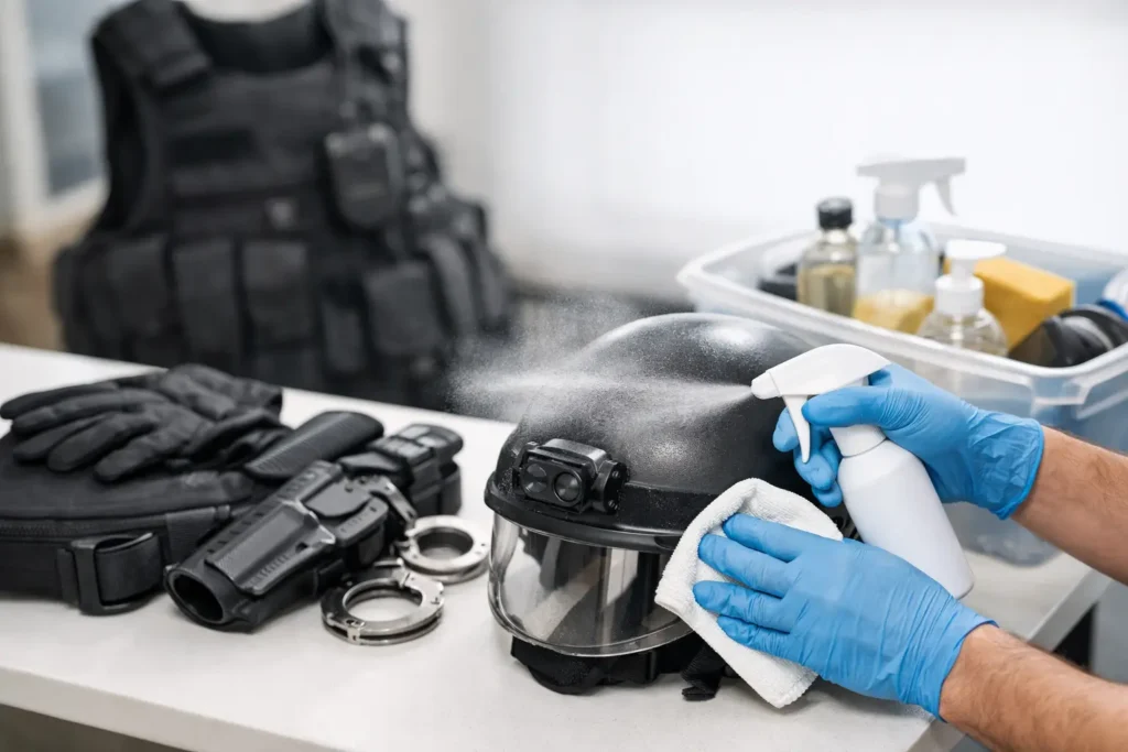 How to Decontaminate Police Equipment Safely