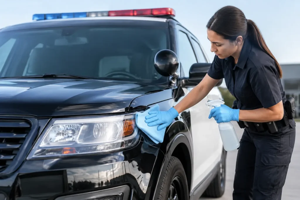 Police Vehicle Contamination Cleaning Guide